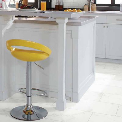 large white kitchen floor tiles